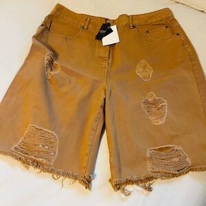 Distressed boohooman Jorts